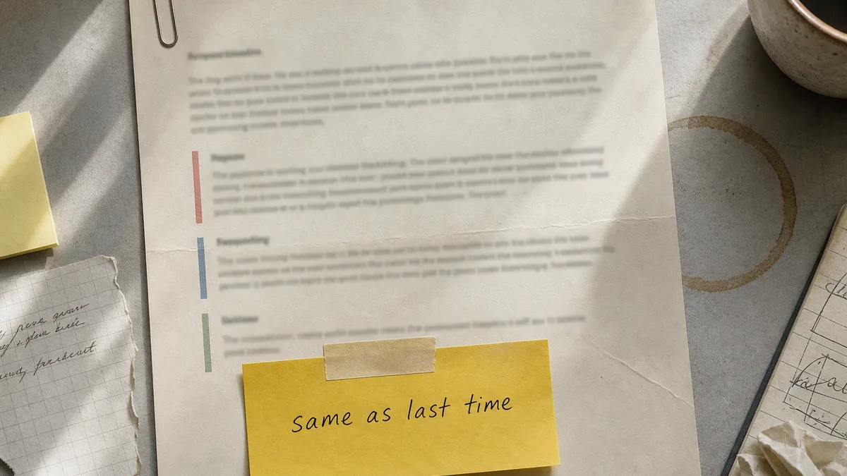 The template shipped. The behavior didn't.