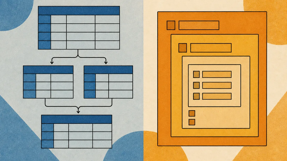 PostgreSQL vs MongoDB: two storage contracts — the logo isn't the column.